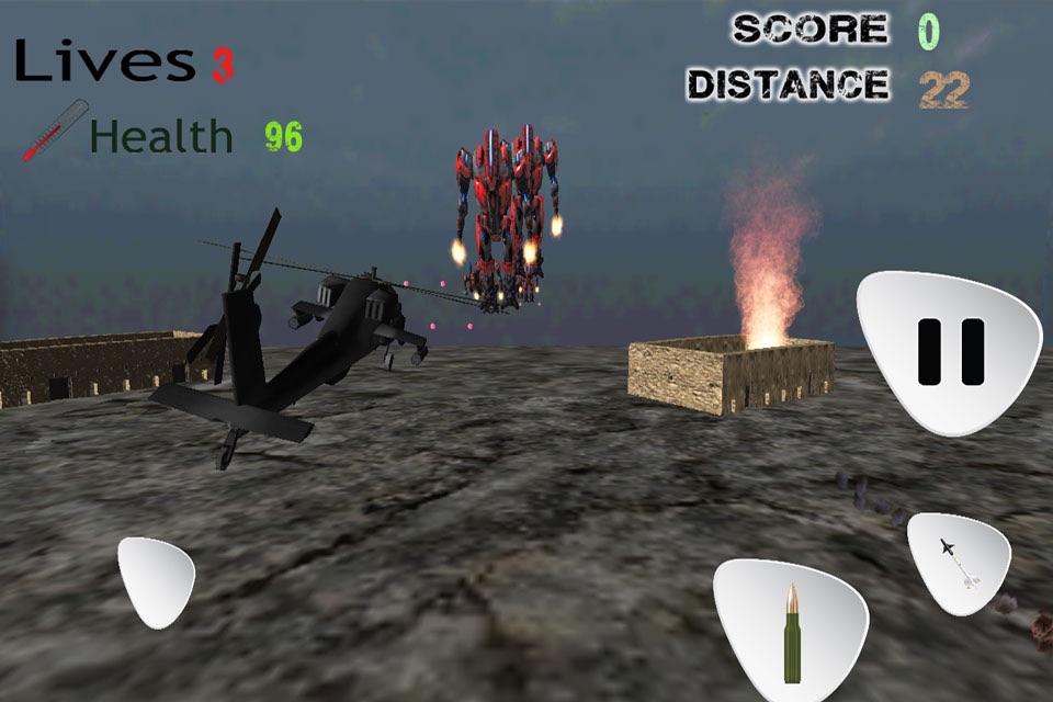 Robot Rage Desert Chopper - Whirly Blade Bot Fire Attack 2016 screenshot 4