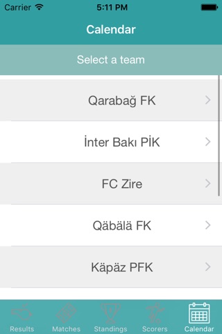 InfoLeague - Information for Azerbaijani Premier League - Matches, Results, Standings and more screenshot 4
