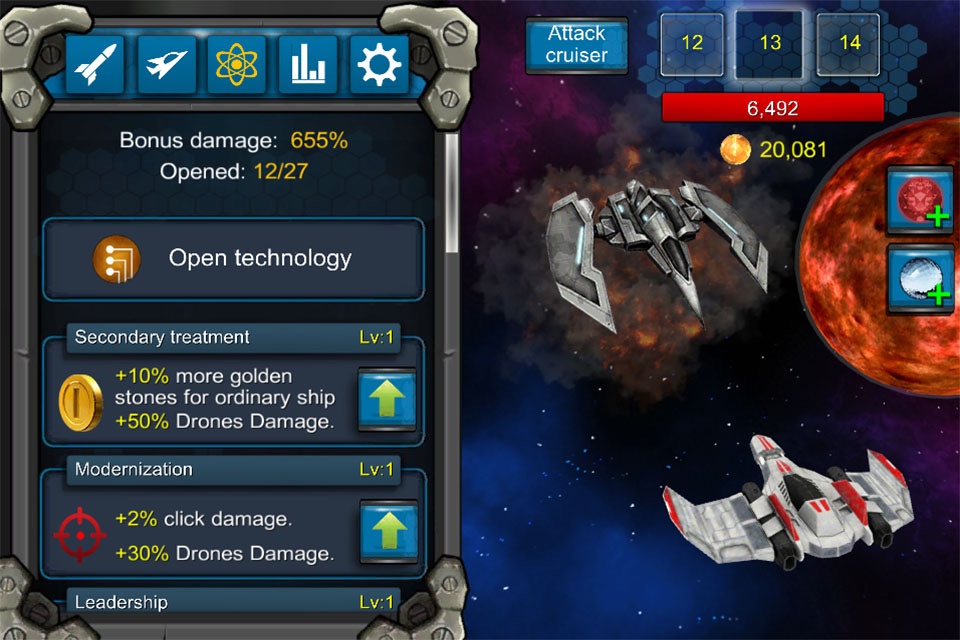 Galaxy War Clicker screenshot 3