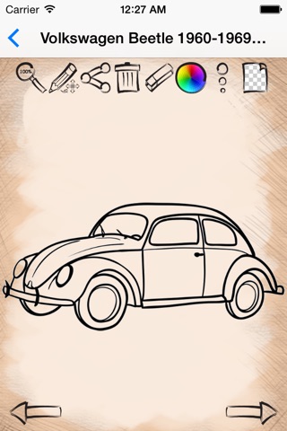 Drawing Ideas Retro Cars screenshot 3