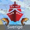 This App offers offline nautical charts,lake & river navigation maps covering Sweden/Sverige for fishing,kayaking,boating & sailing