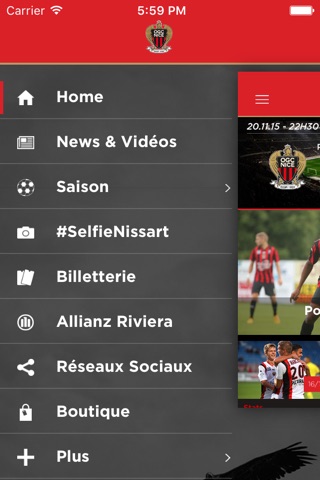 OGC Nice (Officiel) screenshot 3