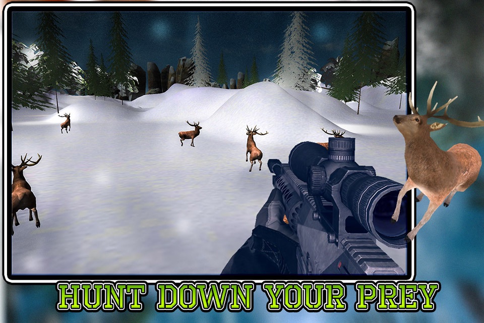 Sniper Deer Hunting Pro - Hunt Wild Jungle Animals in the Extreme Winter screenshot 3