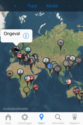 AMZO: a global map based system for reporting aliens, monsters, zombies and other interesting news and events screenshot 3