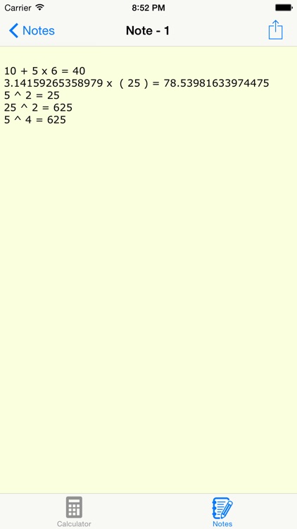 CalcMadeEasy Free : Calculator + Auto Notes