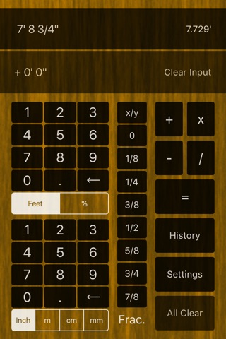 Feet and Inches Calculator screenshot 3