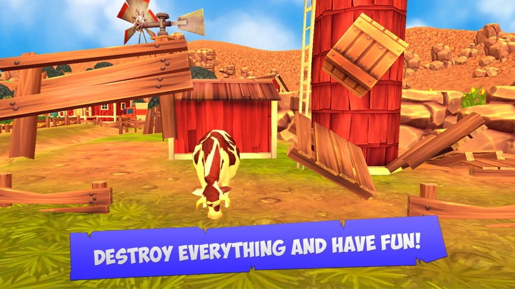 Cartoon Mad Cow Simulator 3D screenshot-3