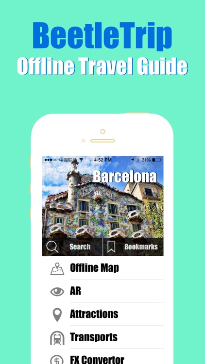 Barcelona travel guide and offline city map by Beetletrip Augmented Reality Advisor