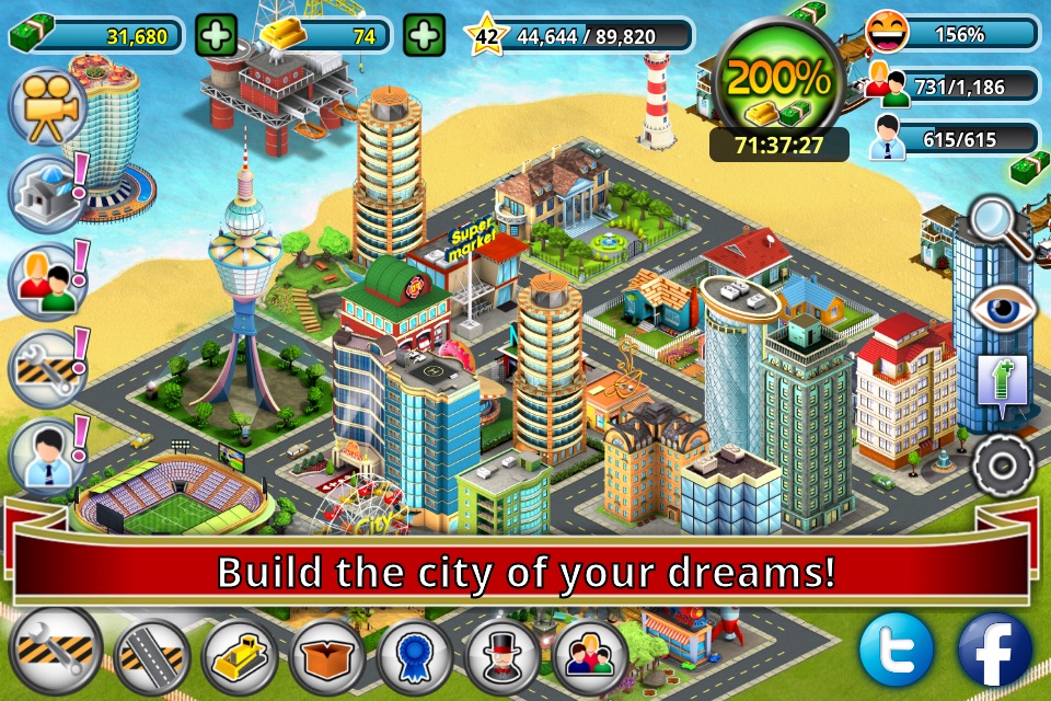 City Island: Premium - Builder Tycoon - Citybuilding Sim Game from Village to Megapolis Paradise - Gold Edition screenshot 3