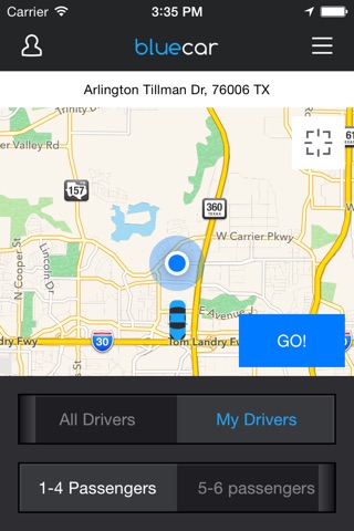 MyBlueCar screenshot 2