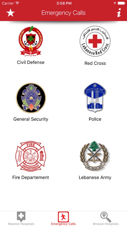 Lebanon Emergency & Hospital Locator