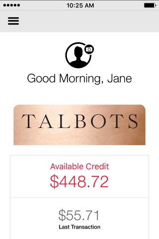 Talbots Credit Card App screenshot 2
