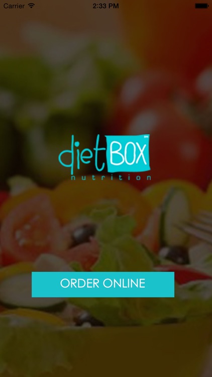 DietBox Online Ordering App