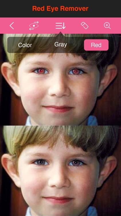 Magic Eye Color Effect Free 2 -Face Lab Changer,Red Eye Remover for facebook screenshot-4