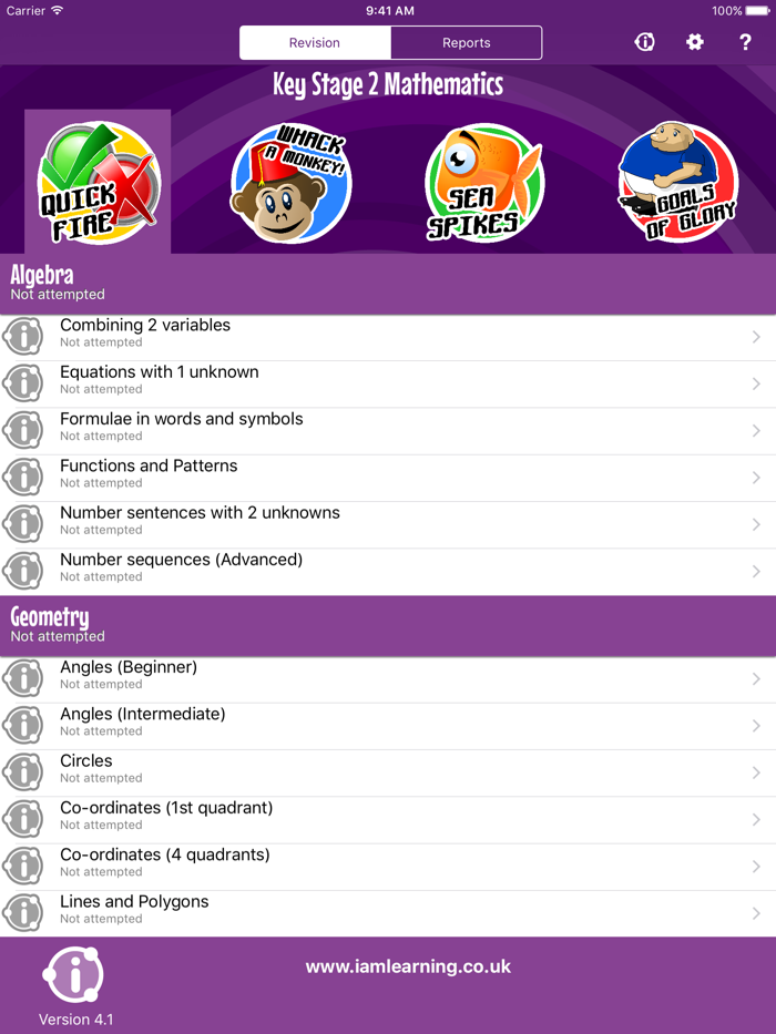 I Am Learning KS2 Maths