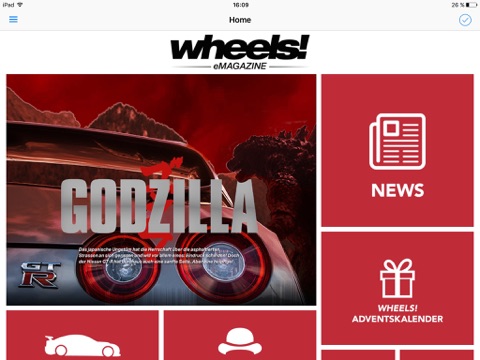 Скриншот из wheels! - das digitale Auto-, Motorrad-, Neuwagen- und Lifestyle-Magazin der Schweiz von AutoScout24