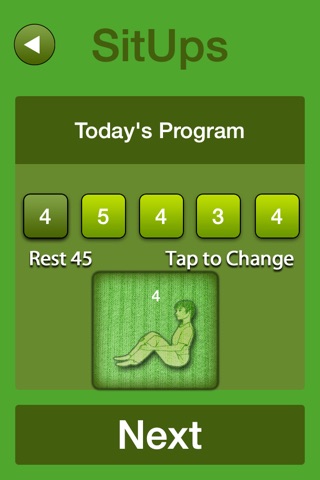 Situps Fitness Workout screenshot 3