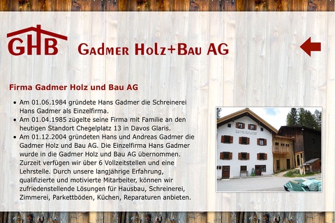 Gadmer Holz+Bau AG screenshot 2