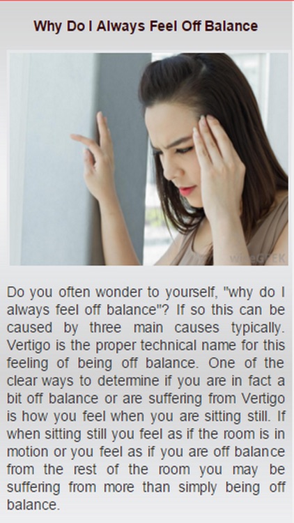 Causes Of Vertigo