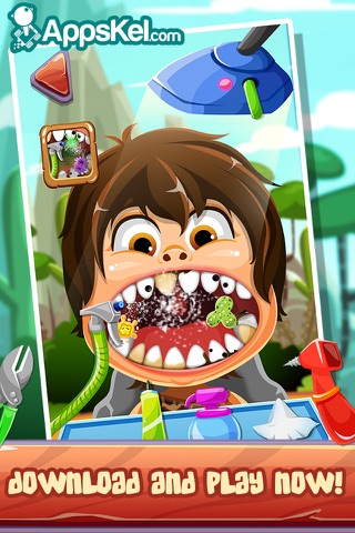 Crazy Nick's Dinosaur Dentist – T-Rex Dentistry Games for Kids Pro screenshot 4