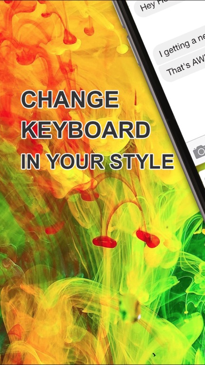 Custom Keyboard Flat Design : Color & Wallpaper Keyboard Art Effects Themes