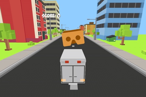 VR Pixel Racer Cars 3D for Google Cardboard screenshot 2