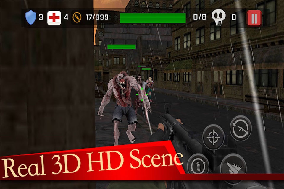 Zombie City Shoot Battle 3D:Classic Shoot Zombie FPS Game screenshot 3