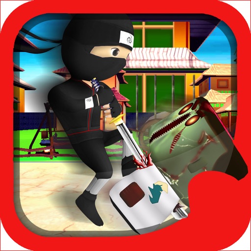 Royal Baby Ninja Vs Zombie Simple 3d Free Game Icon