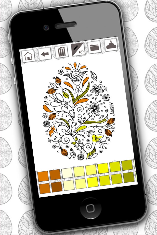 Easter mandalas coloring book – Secret Garden colorfy game for adults screenshot 3