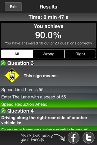 Drivers Ed: DMV Permit Practice Test (All 50 States) screenshot 3