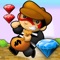 Diamond Runner ~ the best free jump and run bandit platform game with endless multiplayer levels