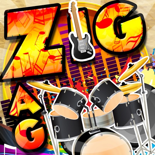 Words Zigzag : Music of Singer & a Song Pop Crossword Puzzles Game Pro with Friends