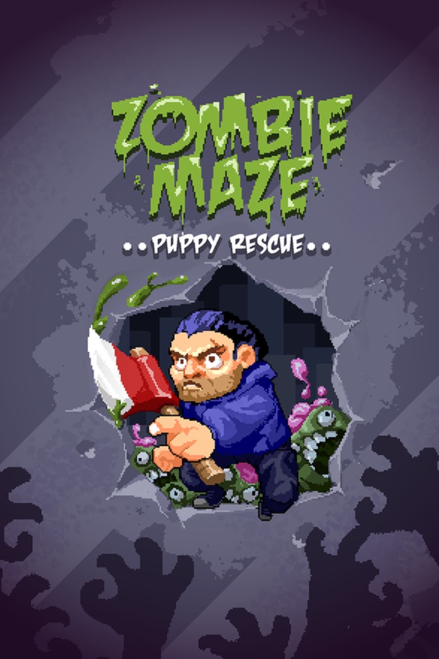 Zombie Maze: Puppy Rescue screenshot 2
