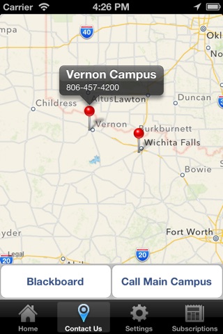 Vernon College screenshot 2