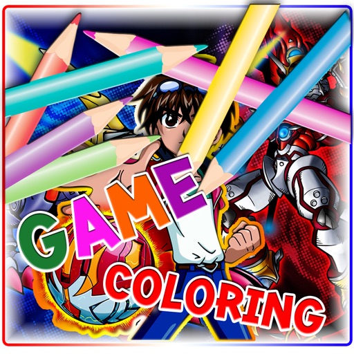 Kids Coloring Books For Battle Brawlers Bakugan Edition icon
