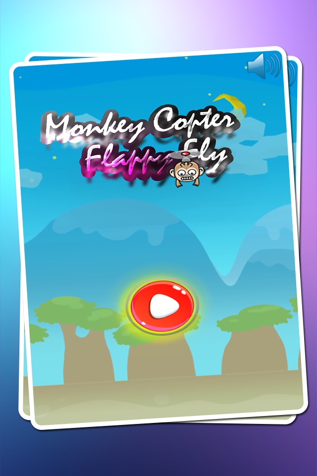 Monkey Copter Flappy Fly : The Monkey Copter Is Fly In Adventure World Flap Your Wings Of A Monkey Copter And Avoid Obstacles For Kids & Adults Classic Wings screenshot 2