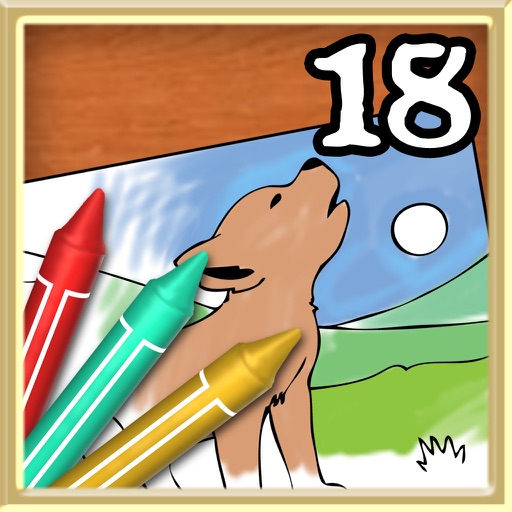 Coloring Book 18: Forest Babies iOS App