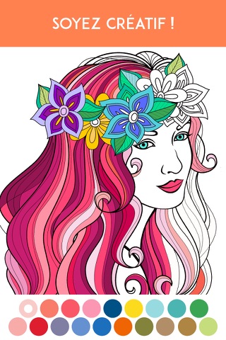 ColorRing: Free Adult Coloring Book - Best Art Therapy to Relieve Stress and Balance Your Life screenshot 2
