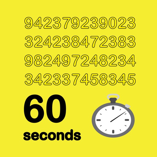 Number60sec iOS App