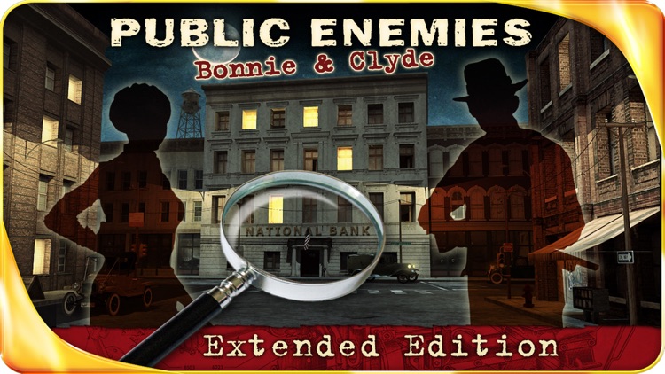 Public Enemies : Bonnie & Clyde (FULL) - Extended Edition - A Hidden Object Adventure screenshot-0