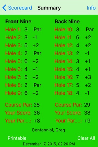 Golf Watch screenshot 3