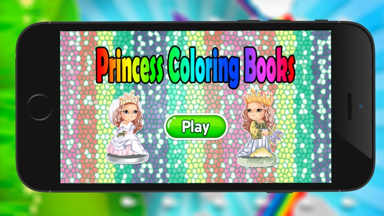 Princess Coloring Book - Amazing draw paint and color games HD