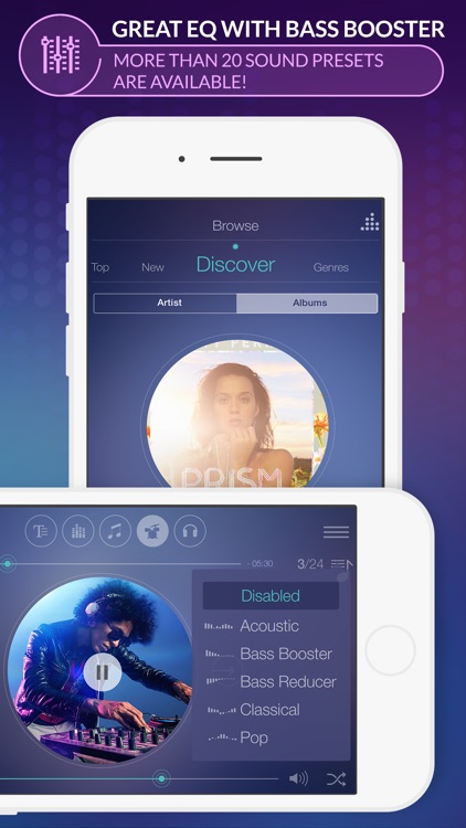 Spoty EQLZR - stream music player with equalizer and lyric search for Spotify premium