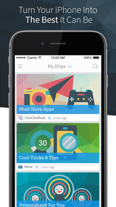 Drippler Updates, Tips & Apps for iPhone Screenshot 1