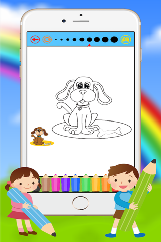 Animals Coloring Book for a Little Preschool Toddler Kids screenshot 3