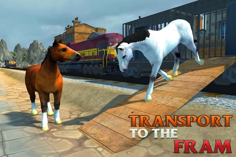 Horse Transport Train Simulator 3D – A locomotive Transporter Simulation screenshot 4