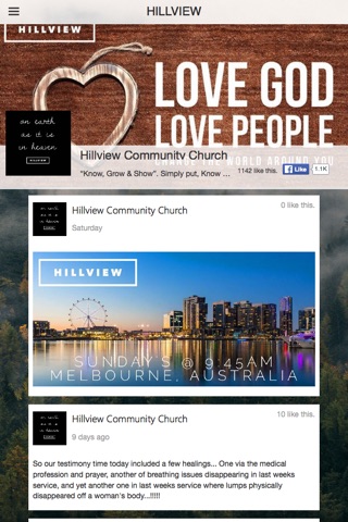 Hillview Community Church screenshot 2