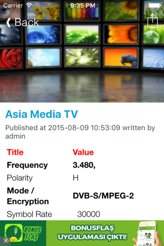 Malaysia TV Channels Sat Info screenshot 3