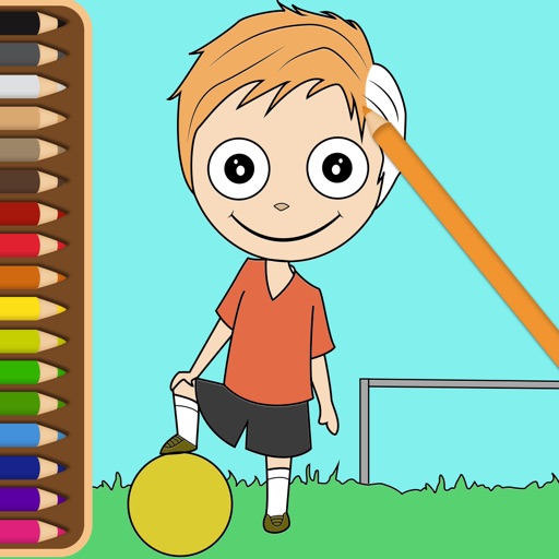 Paint on Pictures - new kids painting sketch book iOS App