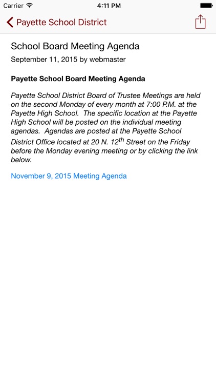 Payette School District #371